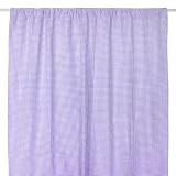 Tadpoles Basics Lavender Gingham Drapes - 84 by 