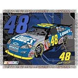 Jimmie Johnson Nascar Triple Woven Jacquard Throw (Flash Series) (48