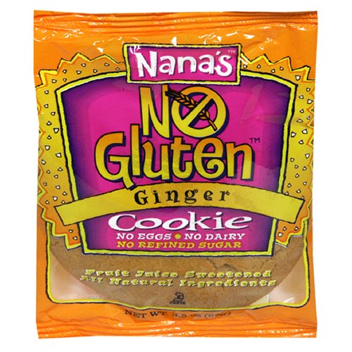 Nana's No Gluten Ginger Cookie, 3.5-Ounce Packages (Pack of 12)
