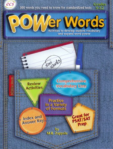 POWer Words for Grades 9-12: 500 Words You Need to Know for Standardized Tests