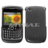 Carbon Fiber Phone Protector Cover for RIM BlackBerry 8520 (Curve), RIM Bla ....