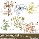 Photoshop Brushes - Clean Clusters and Parts
