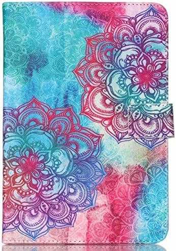 Astro Tab A912 9" Tablet Case,Lace Flower Pattern Universal Premium Flip Wallet PU Leather Stand Case Skin with Card Slots for Astro Astro Queo A912 - 9"