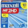 Maxell 3.5 HD 1.44MB Pre-Formatted MF2HD (10-Pack)