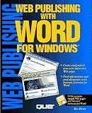 Web Publishing With Word for Windows/Book and Disks