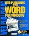 Book Web Publishing With Word for Windows/Book and Disks