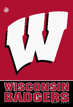 Wisconsin Badgers Banner Flag