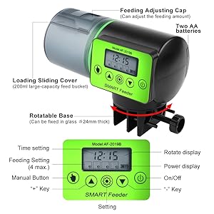 U Picks Automatic Fish Feeder Auto Feeder Vacation Feeder Fish