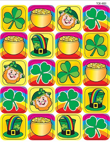 Teacher Created Resources St. Patrick's Day Stickers - Multi Color (4151)