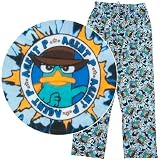 Phineas and Ferb Blue Pajama Pants for Men