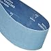 Norton NorZon Plus R824 Backstand Abrasive Belt, Waterproof, Cloth Backing, Zirconia Alumina, 4" Width, 132" Length, Grit 80  (Pack of 1)
