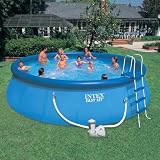 Intex 18' Round Easy Set Deluxe Pool