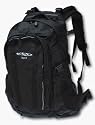 KED Rucksack Carpo 38 schwarz m. silbernen Streifen