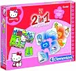 Clementoni 12654.5 - Hello Kitty - Edu Kit 2in1 W�rfelpuzzle und Spiel