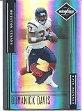 Domanick Davis 2006 Leaf Limited Threads Prime Jersey Card #113 18/30 Houston Texans