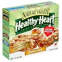 Nature Valley Healthy Heart Chewy Granola Bars, Honey Nut, 5-Count Boxes (Pack of 12)