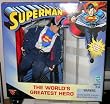 The Worlds Greatest Hero SUPERMAN / CLARK KENT 8" Action Figure (2000 Hasbro)