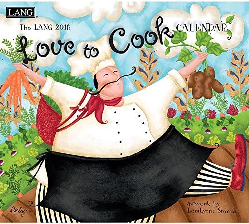 2016 The Lang Love To Cook Wall Calendar