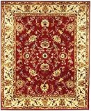 Red / Gold Orange/Light Orange/Amber by 828 Rugs International Mahal Collection
