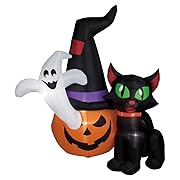 gemmy inflatable black cat