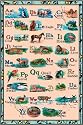 Art Poster, Animal Alphabet - 18.75 x 27.5