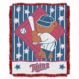 Minnesota Twins 36x46 Woven Jacquard Baby Throw