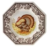 Spode Woodland Turkey Octagonal Plate