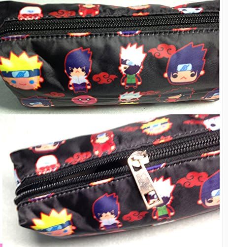 Naruto Uzumaki Sasuke Uchiha Kakashi Hatake Cosplay Pencil Case Pen Bag Cosmetic