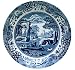 Spode Blue Italian Earthenware 8-1/2-Inch Pasta Bowl