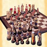 The Battle of Bannockburn Handpainted Chess Set