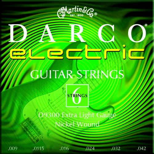 Darco Gitarrensaiten f&uuml;r E-Gitarre (mit Nickelumwicklung, extra light, St&auml;rke 0.009 - 0.04 Preisvergleich