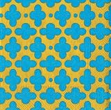 Entertaining with Caspari Dabney Lee Tile Paper Cocktail Napkin, 20-Count, Turquoise