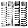 Progressive Suspension 03-1322B Black 12 Progressive Rate Spring - Pair
