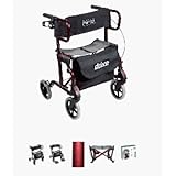 Diamond Deluxe Aluminum Transport Wheelchair / Rollator