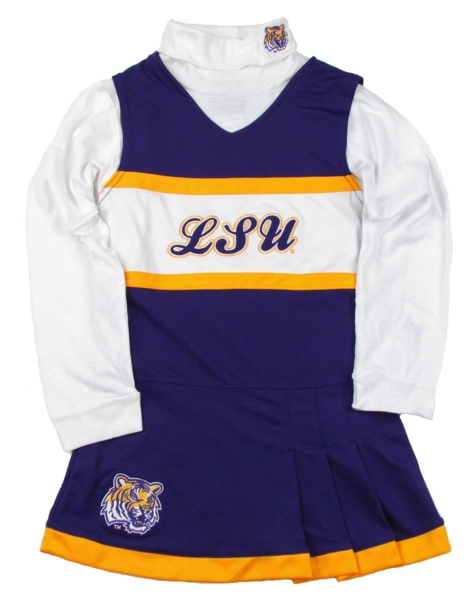 + LSU Tigers Genuine Stuff Turtleneck 2pc Youth Cheerleader Dress eBay