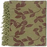 Timora Green & Brown Cotton Throw