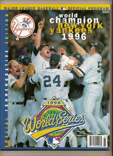 1996 World Series Official Program New York Yankees Special Edition