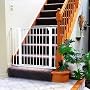 KidCo G15 White Center Gateway with Walk Through Pressure Gate