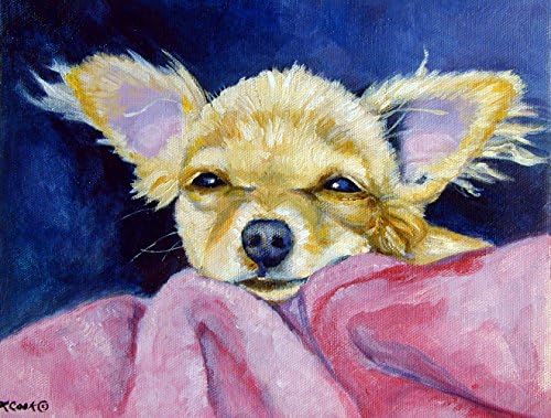 Chihuahua Dog Original Fine Art Painting by Lyn Hamer Cook