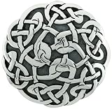 1 9/16" (39mm) Sterling Silver Round Celtic Knot Pendant / Brooch-Pin