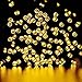 lederTEK Christmas Solar String Lights 72ft 200 LED Fairy Garden Path Lights for Patio, Lawn, Outdoor Décor, Landscape Lighting, Xmas Tree, Holiday, Party, Bedroom Decorations, Indoor (Warm White)
