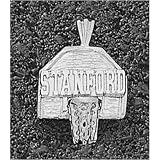 LogoArt Stanford Cardinal Sterling Silver Backboard Pendant