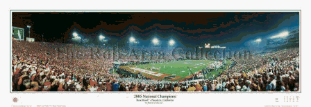Buy Texas Longhorns 2005 Champions Panoramic Photo by Sports Memorabilia LLC