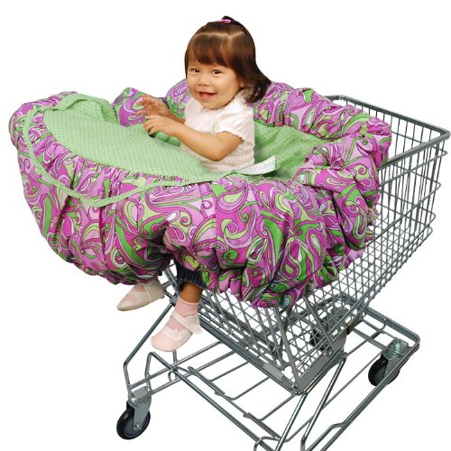 Buy Low Price Cozy Floppy Seat® Shopping Cart and High Chair Cover, EZ Carry BagTM Style – Pink Paisley 42-012