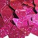 Fuchsia Pink Glitter Sparkle Sequin Long Diamond 1.75 inch Metallic Couture Loose Paillettes. Made in USA.