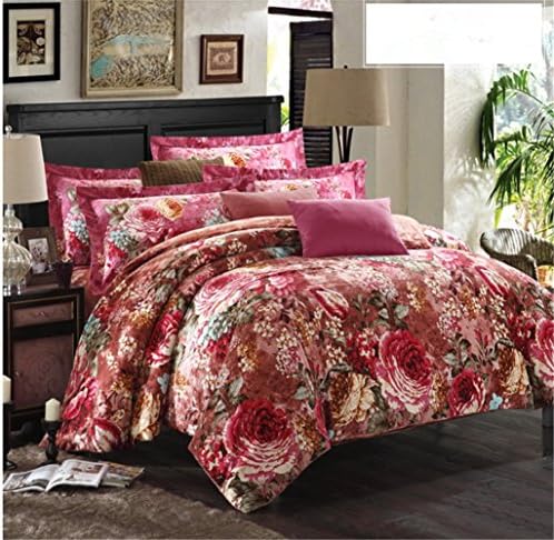 Crazy Mall Home Textile,high-grade Boho Style Comforter Set,bohemian Bedding Set,queen 7pcs with 3kg White Queen Size Comforter/quilt/duvet (Color: 5)