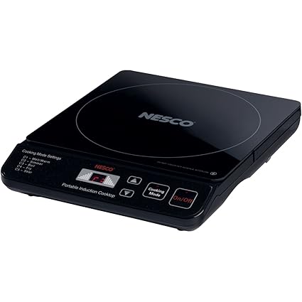 Nesco PIC-14 Portable Induction Cooktop, 1500-Watt