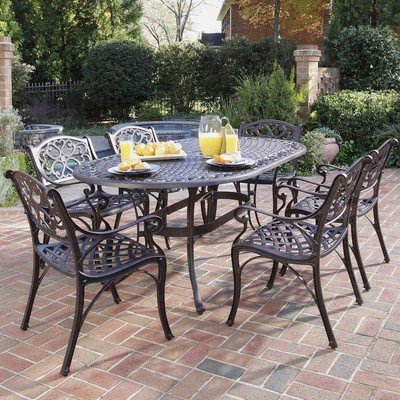 Biscayne 7 Piece Dining Set with Arm Chairs KCA189 product image