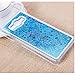 Galaxy J7 Case, Silverback(TM) Hard Case Flowing Liquid Floating Luxury Bling Glitter Sparkle Case Cover Fashion Creative Design For Samsung Galaxy J7 -Blue