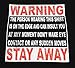 Warning Men's Funny T-Shirt